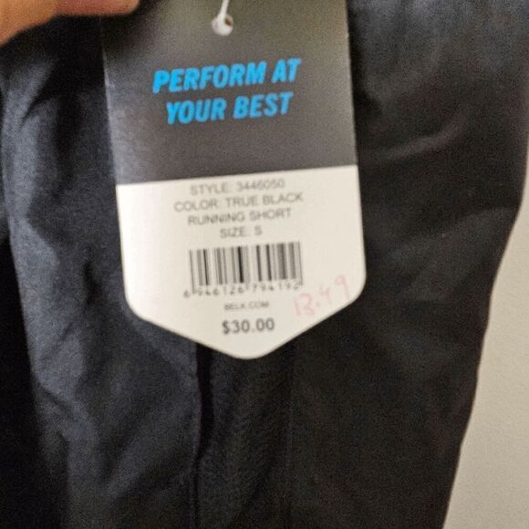 SB Tech Perform at Your Best Running Short NWT Mens Black Size Small - Picture 3 of 4